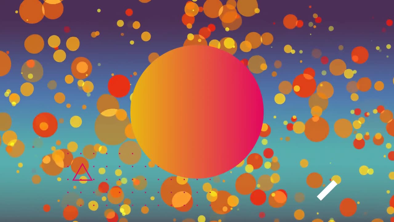 다채로운 원과 기호