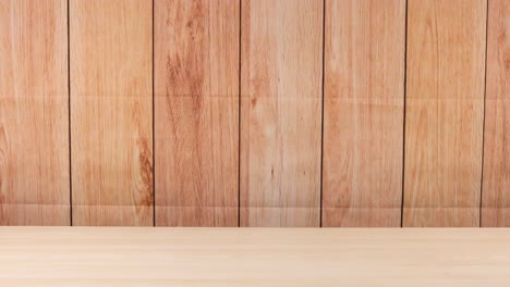 a tennis ball bounces on a wooden floor