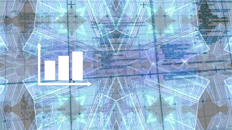animación del gráfico sobre el procesamiento de datos