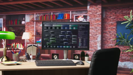 machine learning application on pc screen