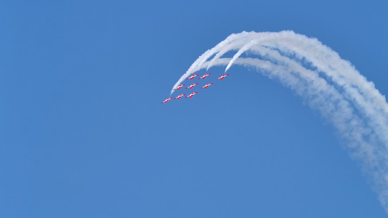 Airplanes Flying in Formation
