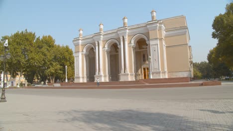 the navoi theater state academic bolshoi theatre" is the national opera theater in tashkent, uzbekistan