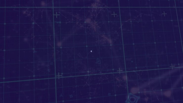 Animation of network of connections over black background
