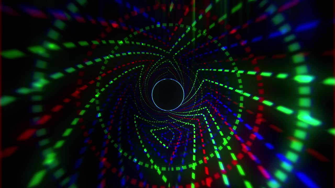 el túnel vj abstracto creativo