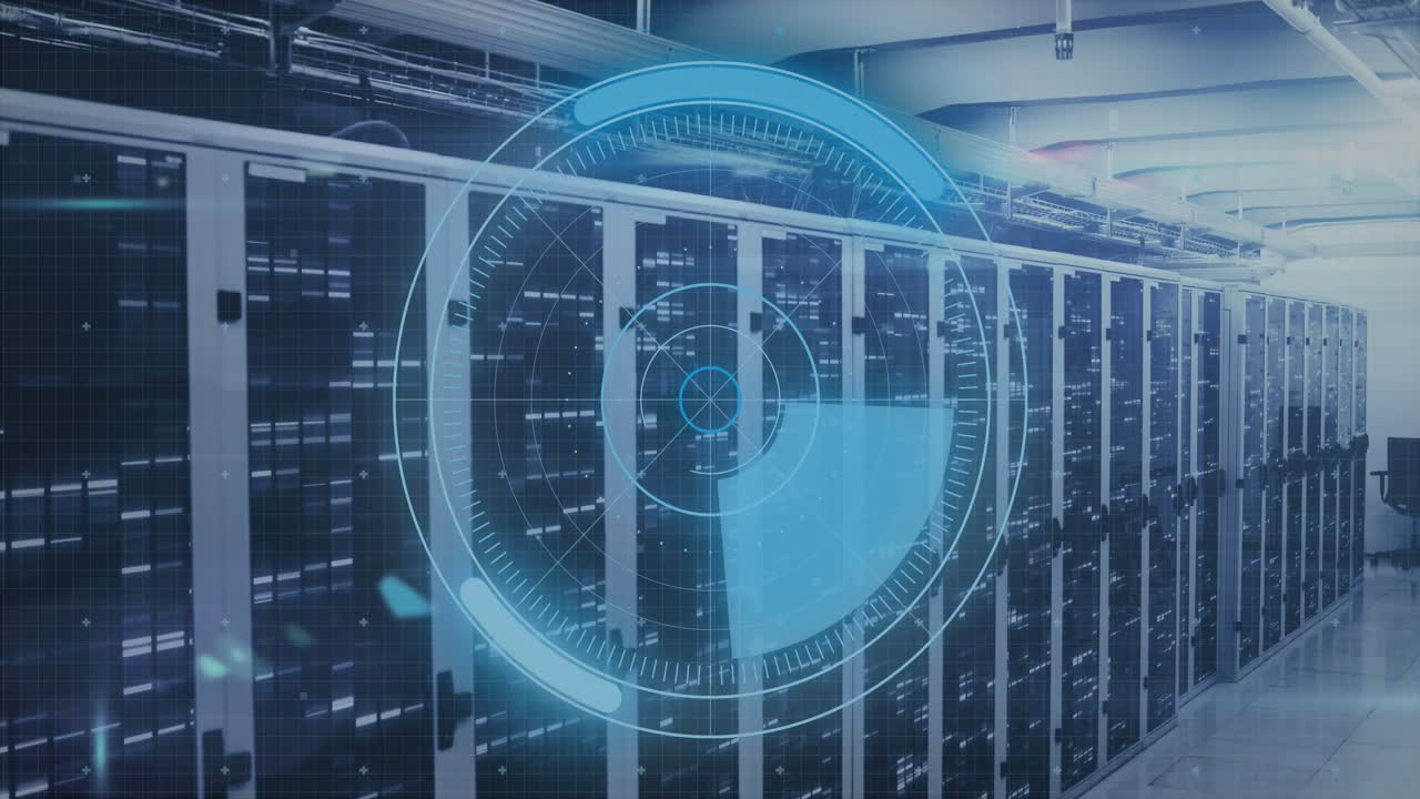 Animation of scope, mathematical equations and data processing over computer servers