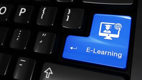 E-Learning Button on Keyboard