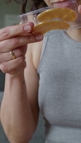 woman eating a cookie