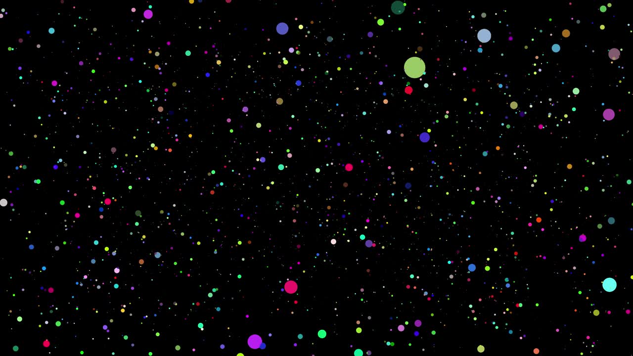 Star field in outer space with alpha channel 4k