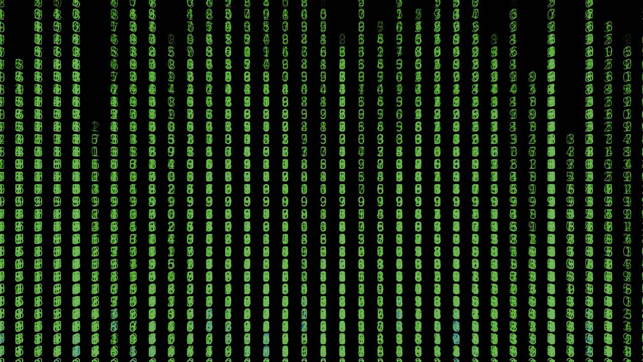 Green Matrix Code