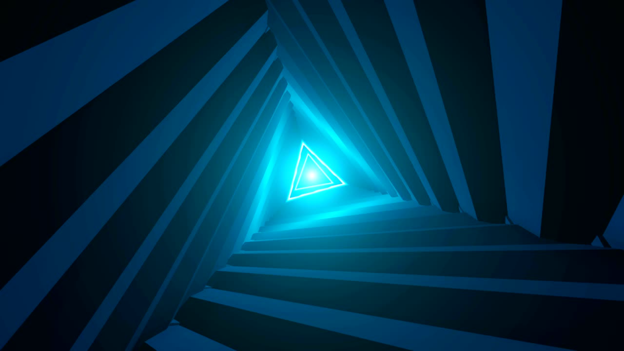 el futuro túnel espacial del triángulo.