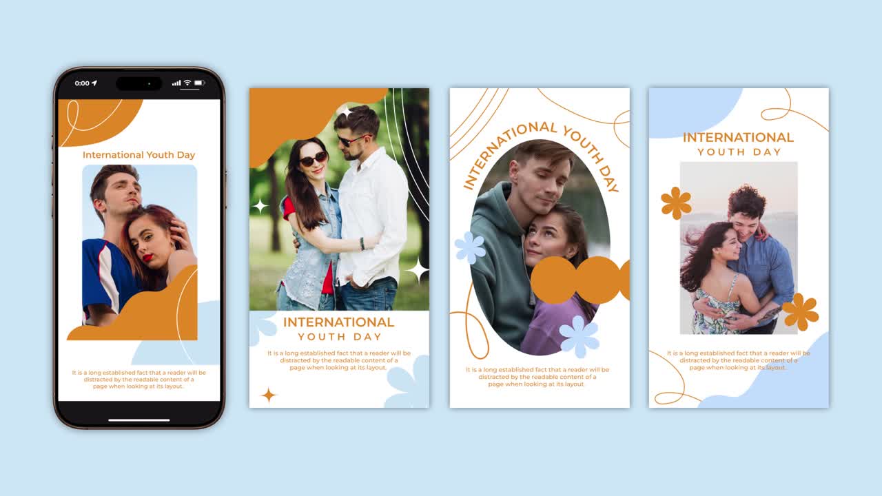 국제 청소년의 날 축하