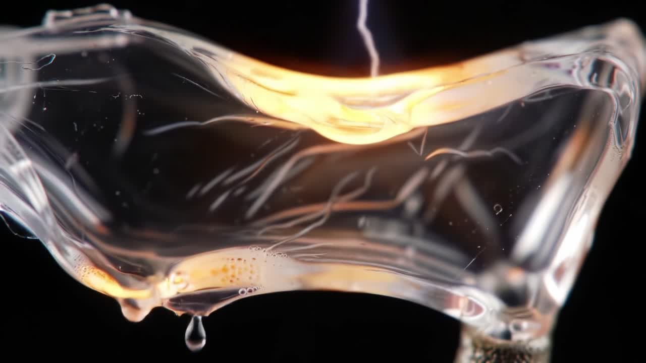 Exploring the Fascinating Effects of Electricity on Transparent Material