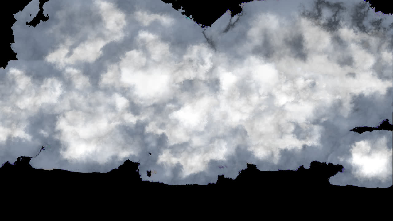 Flying Through Clouds With Alpha Channel