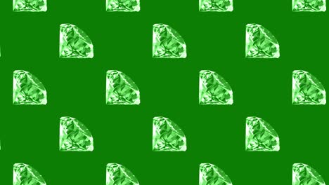 green diamond pattern background