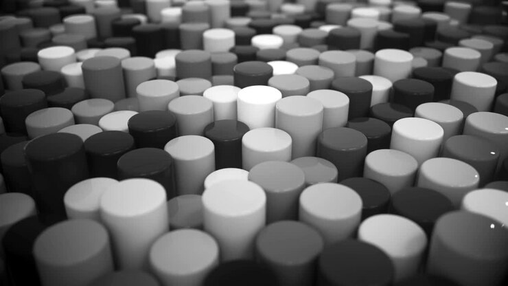 4K Abstract Cylinders.