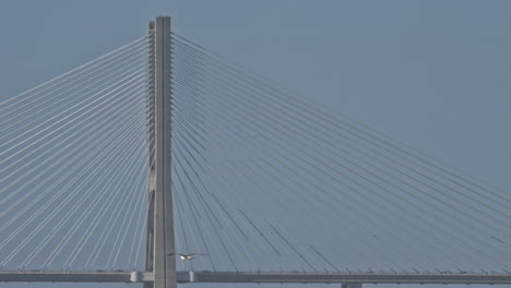 Traffic-on-Vasco-da-Gama-Bridge-in-Lisbon-Portugal