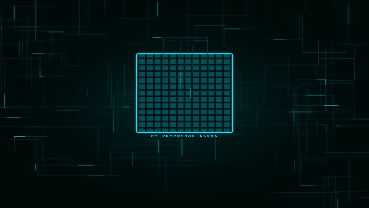 Digital Co-Processor Alpha Interface with Abstract Data Network