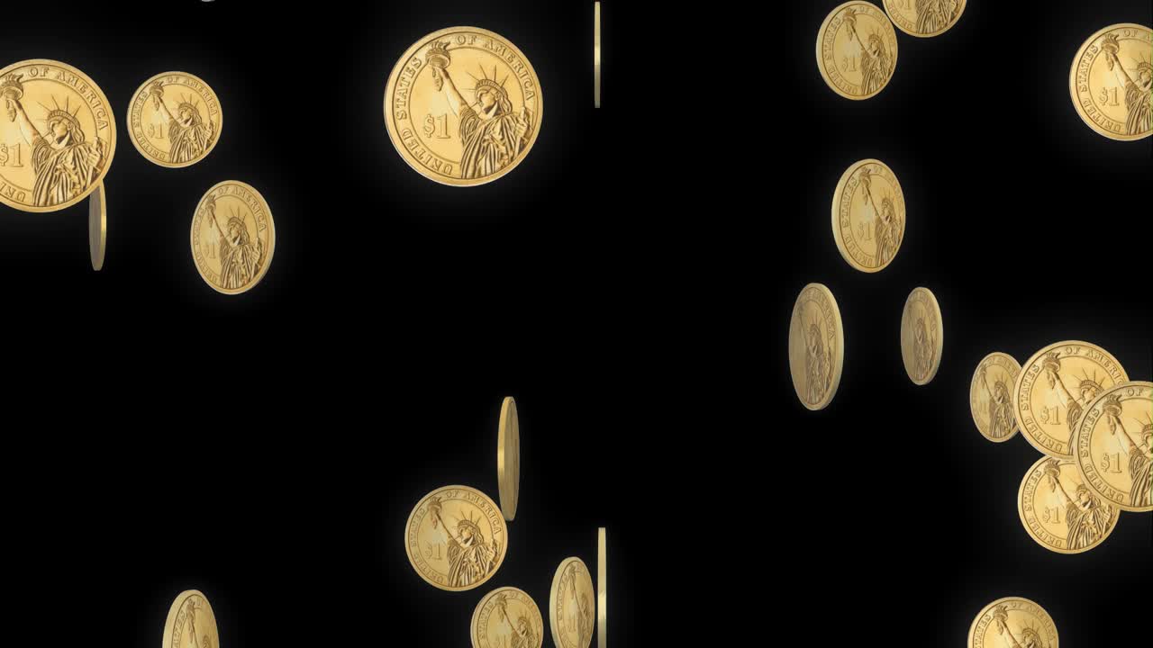 Golden coins are shiny, round currency pieces made of gold or gold-colored metal, symbolizing wealth, prosperity, and timeless value.