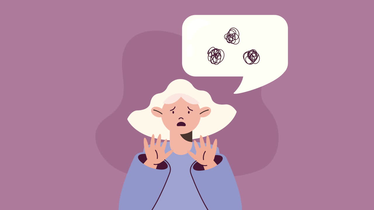 불안과 스트레스를 경험하는 여성