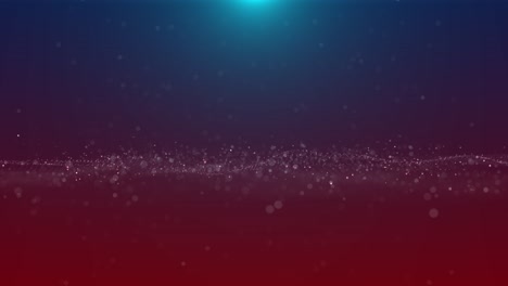 futuristic abstract particle wave cyber digital technology background transition big data streaming
