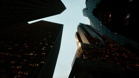 skyscrappers in san francisco in the financial district