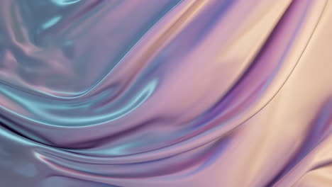 iridescent silk fabric drapes background
