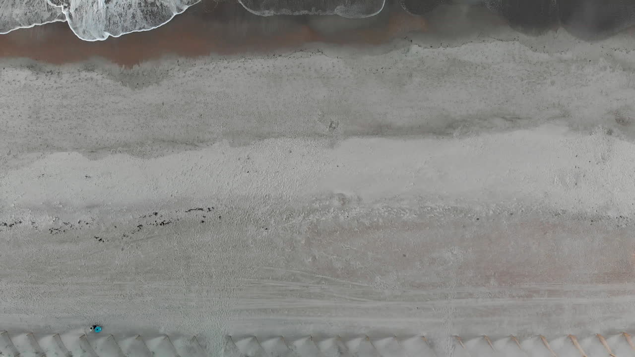 해안선과 파도의 에메랄드 섬, 노스캐롤라이나 드론 영상