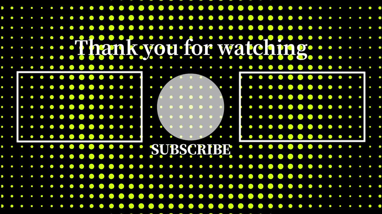 원형 물결 모션 엔드 카드 엔딩 스크린 모션 그래픽