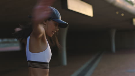 woman, street and dancer in the urban city