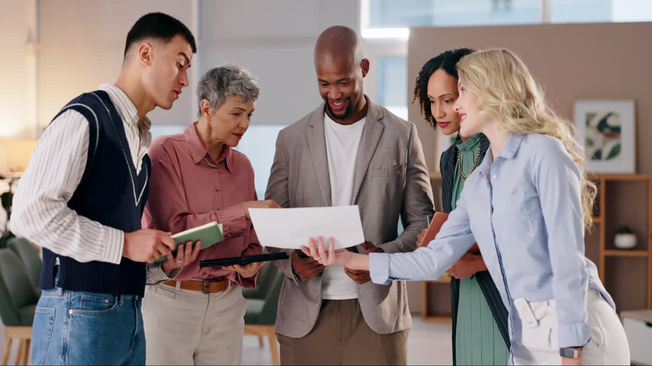 Business team collaborating in the office