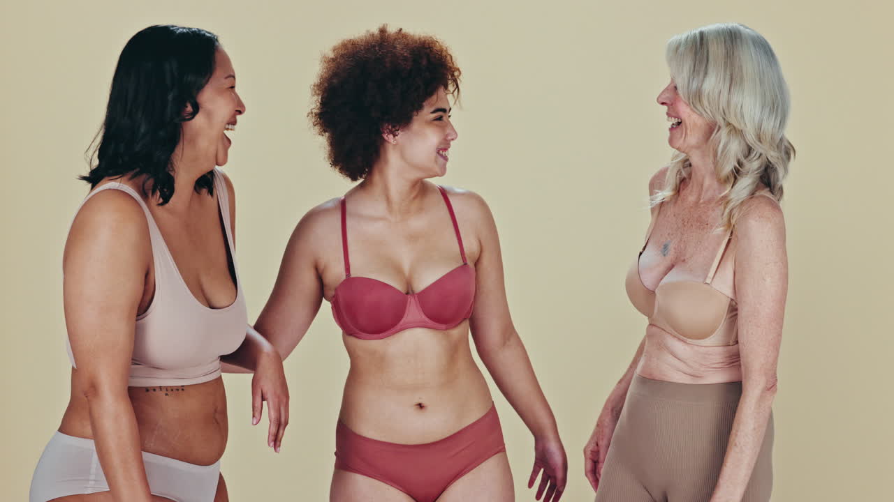 positivo para el cuerpo, la diversidad y el abrazo de las mujeres