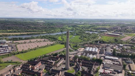 national lift tower landmark in northampton, england