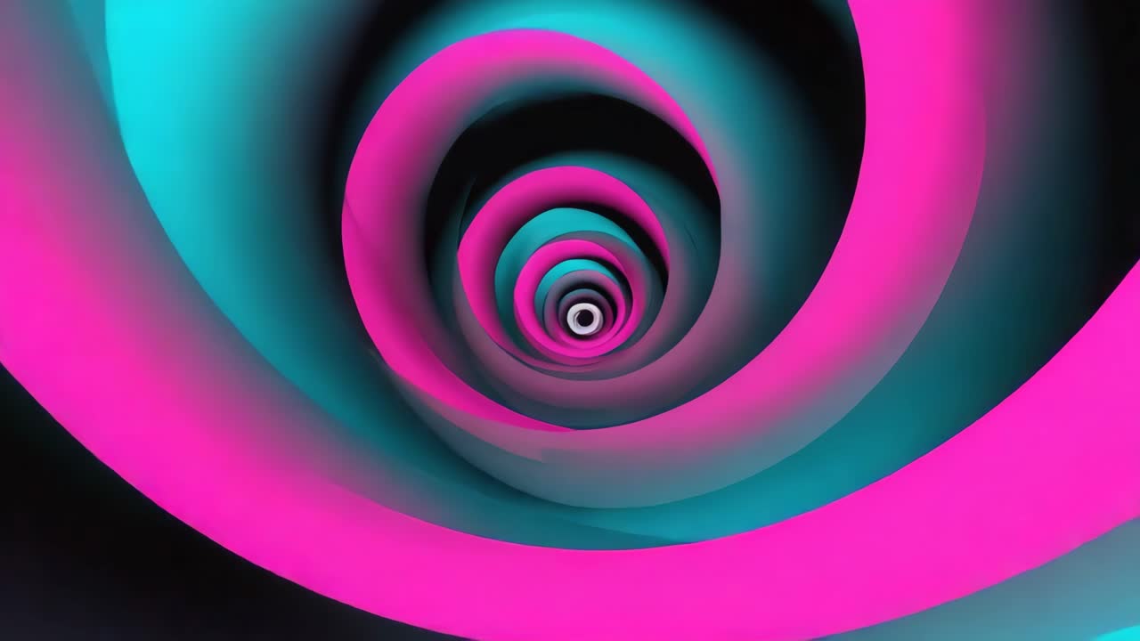 Abstract spiral tunnel