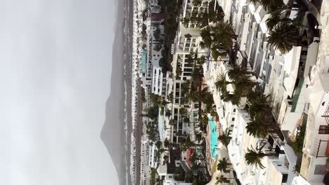 Vertical-drone-shot-hotels-and-villas-on-Lanzarote-in-Canary-Islands