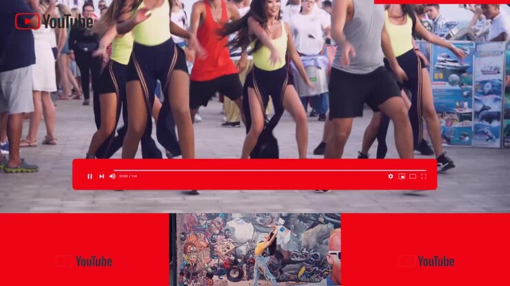 YouTube video scenes