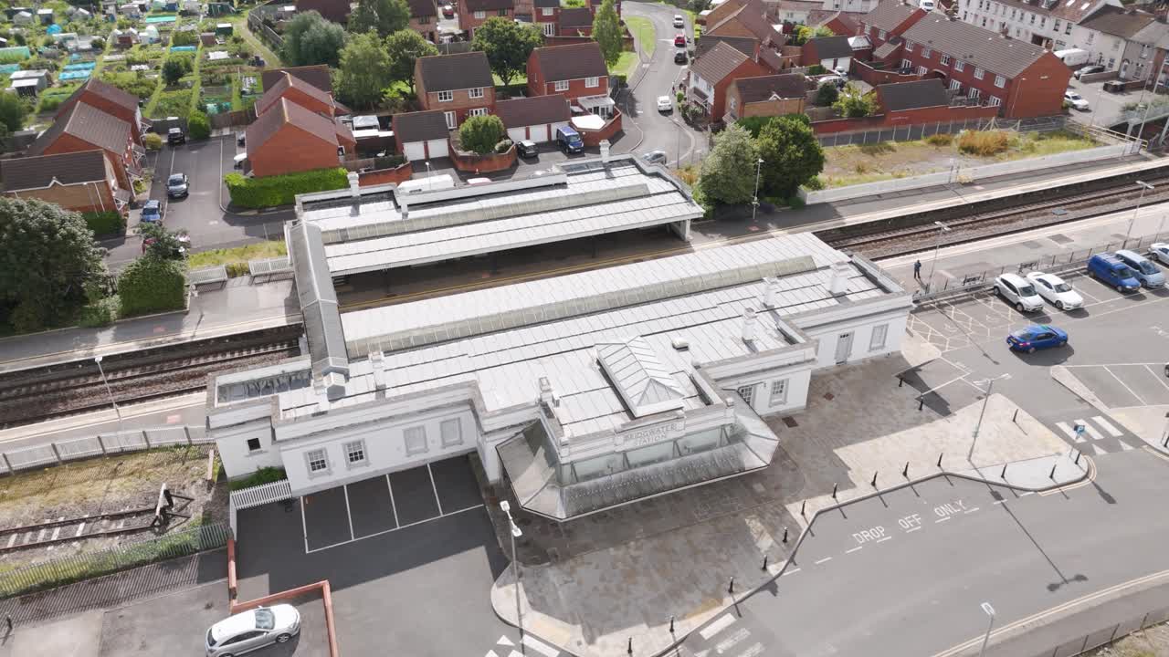 Aerial View of Bridgwater Train Station