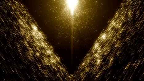 deeltjes goud glitter bokeh award stof abstracte achtergrond lus