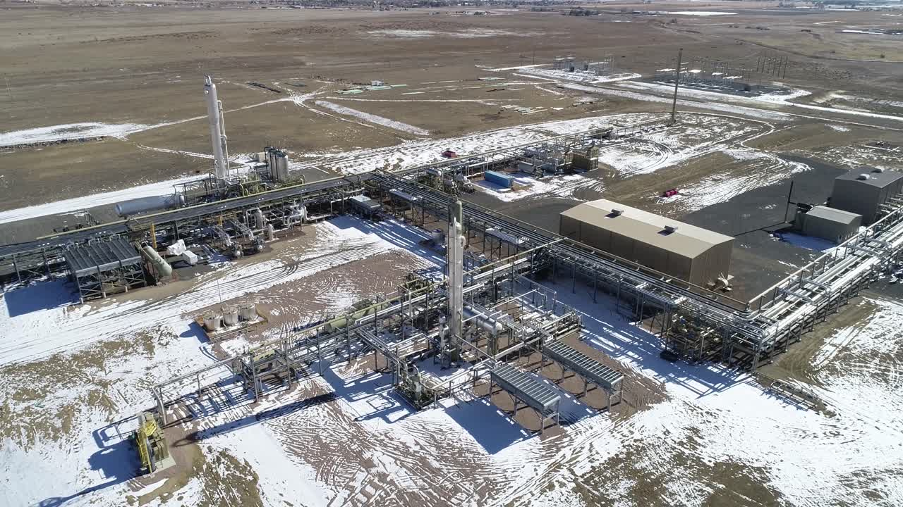 Gas plant Pierce Colorado November 2022