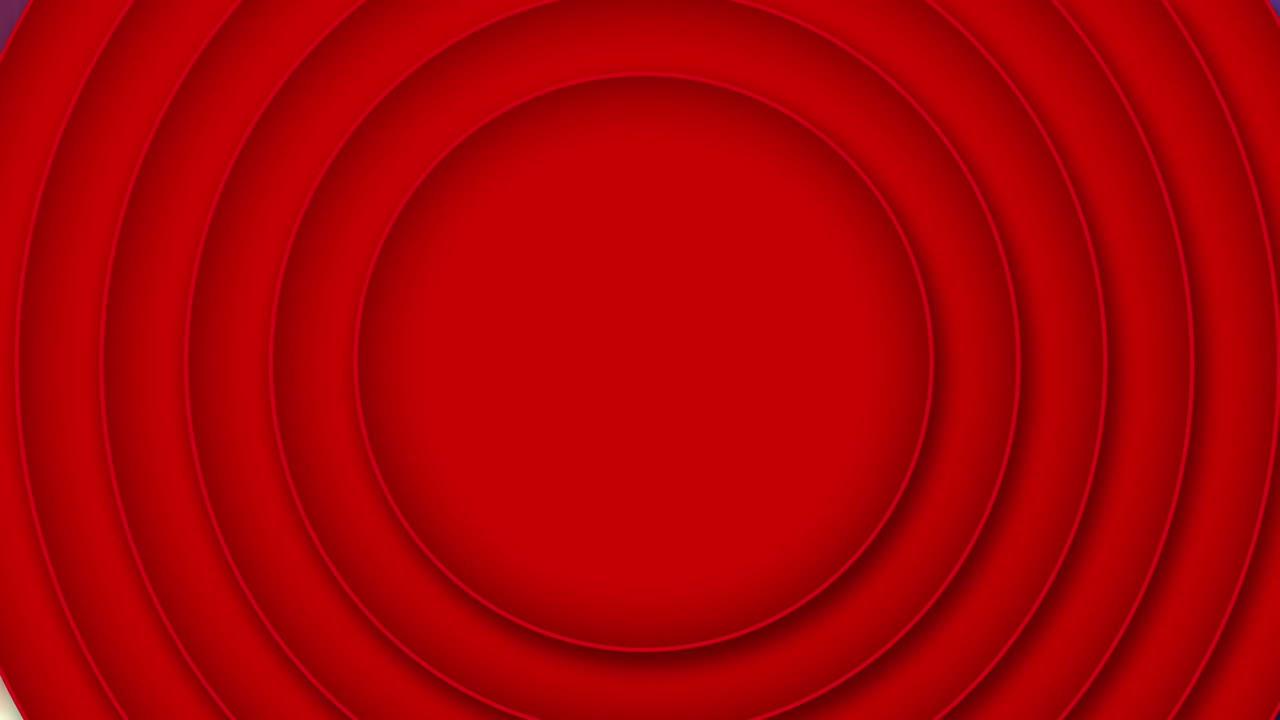 animación de círculos rojos sobre puntos de luz sobre fondo púrpura