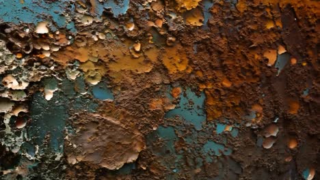 closeup of rusty metal surface