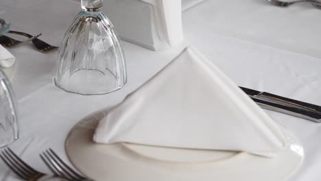 table setting for a formal dinner