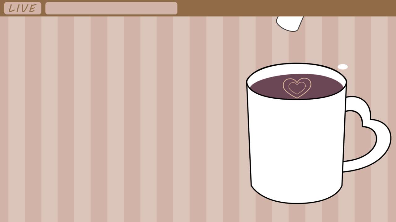 Marshmallow cocoa Looping streaming background. 1080p.mp4