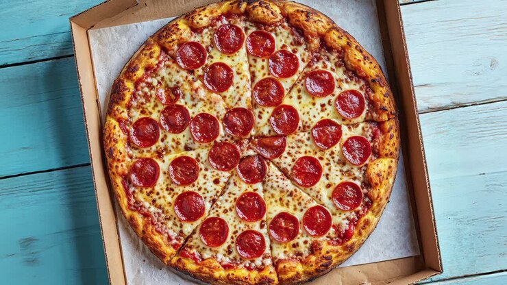 Pizza al peperoncino in scatola