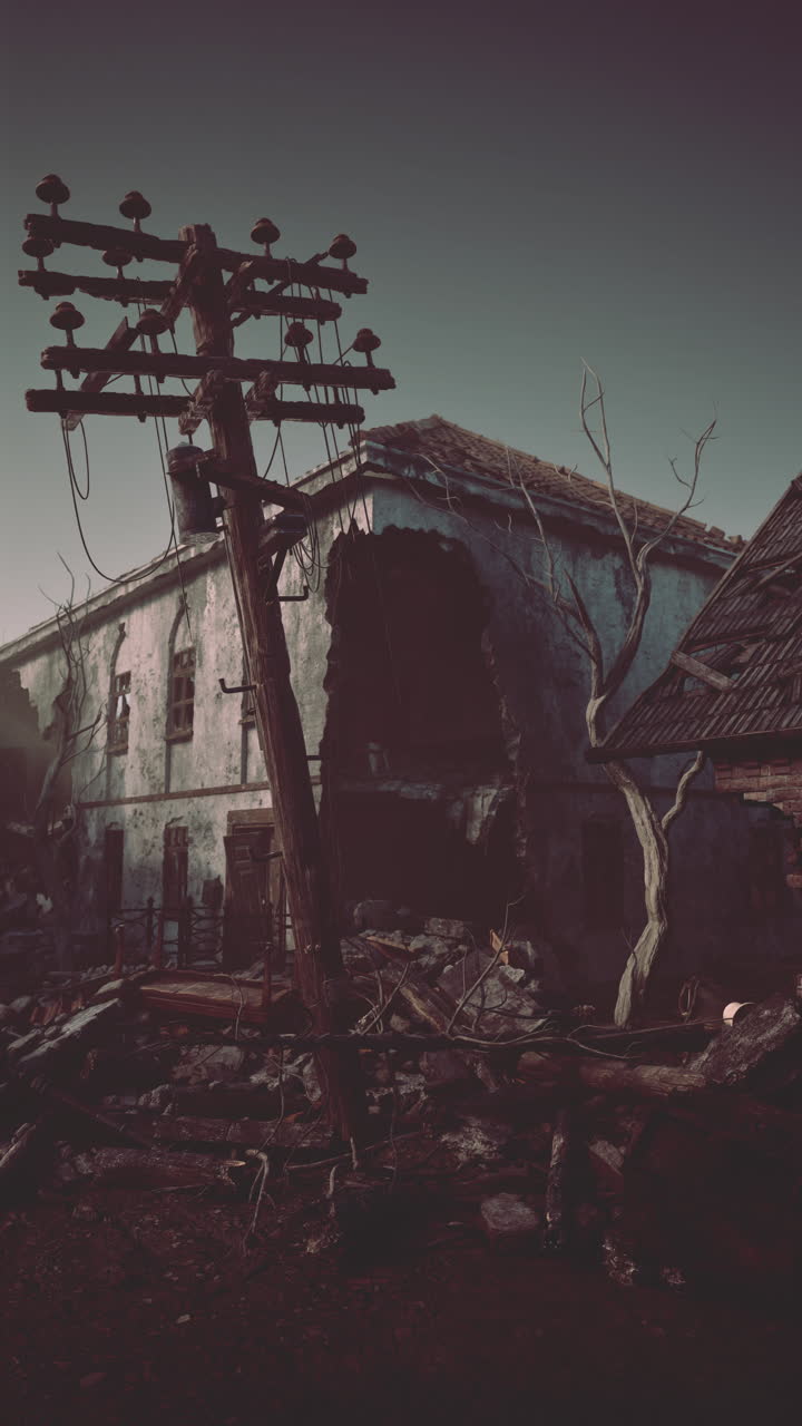 ruinas de un edificio destruido