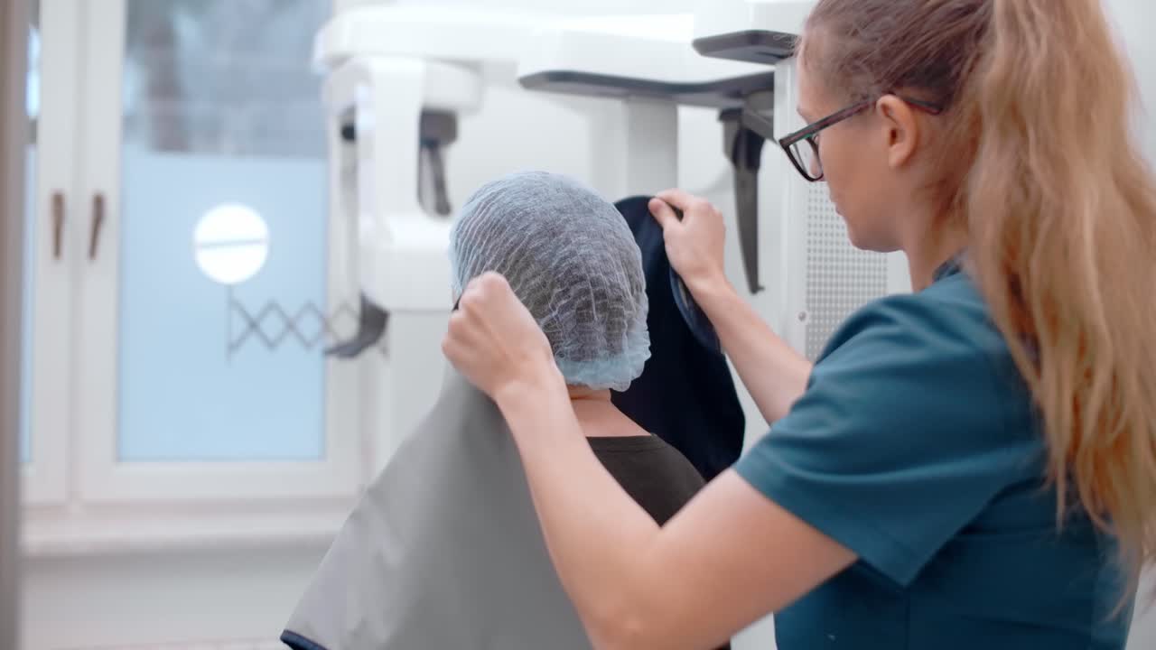 procedimiento de rayos x dentales