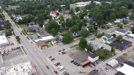 Big-Rapids,-Michigan---Stockvideos-Aus-Der-Luft-Mit-Drohnenaufnahmen