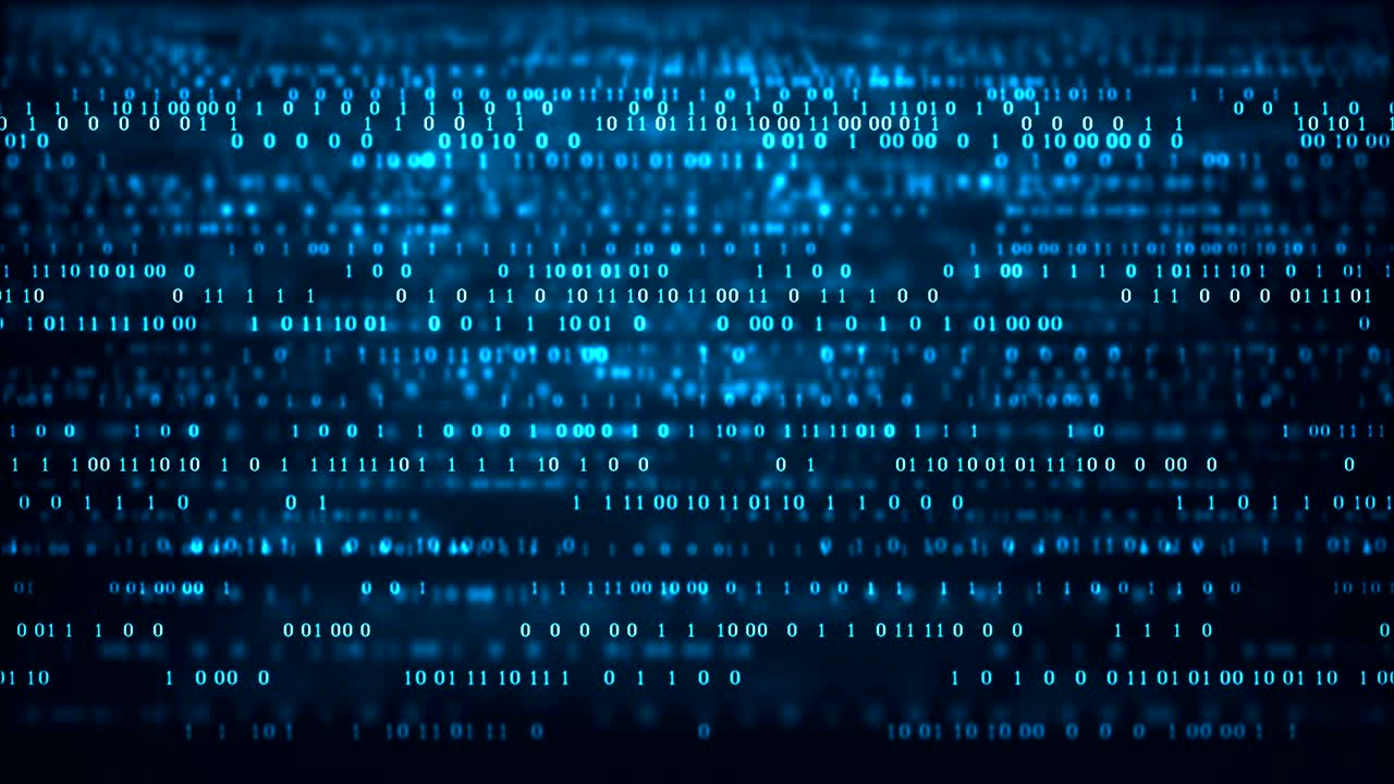 Abstract Technology Binary code.