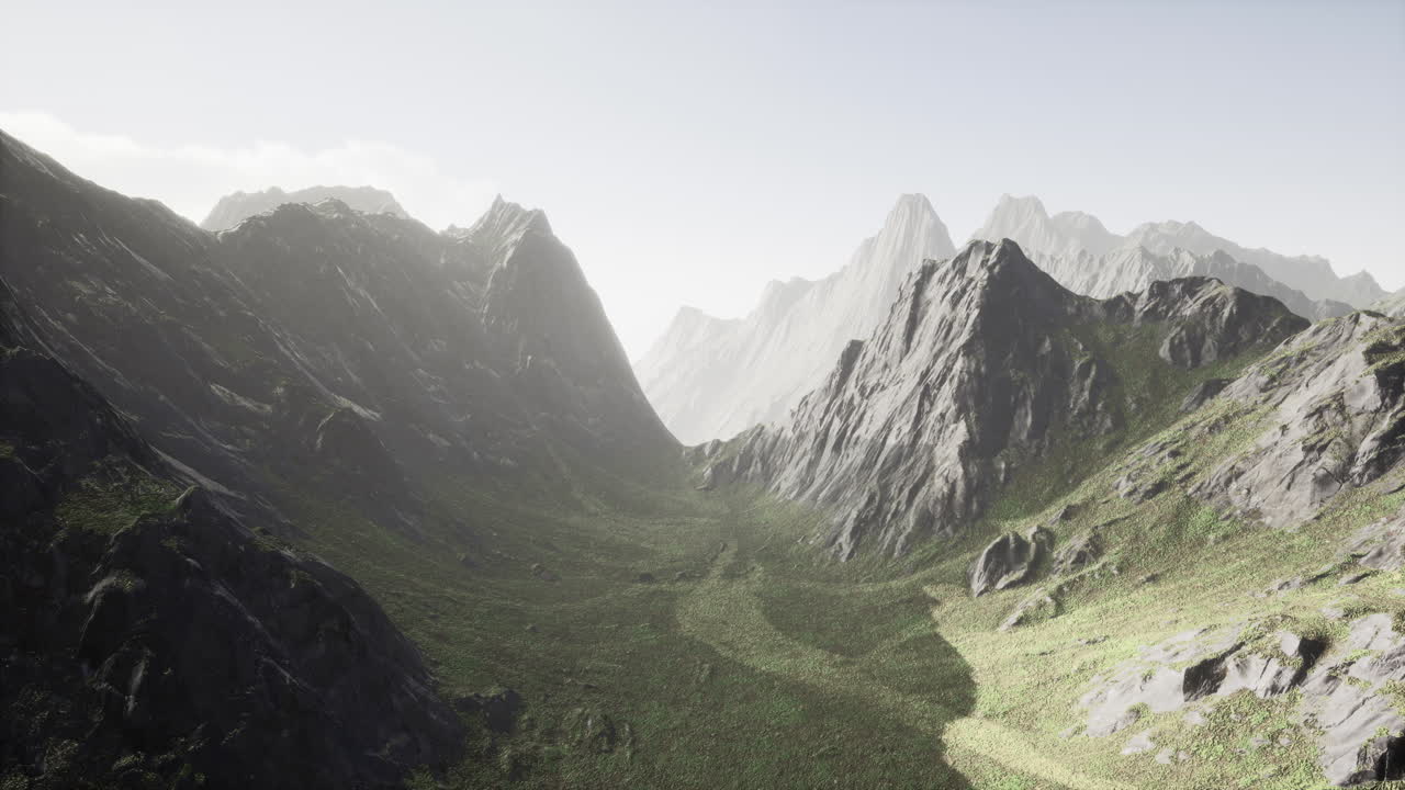 Pemandangan pegunungan berbatu Alpen Dolomites