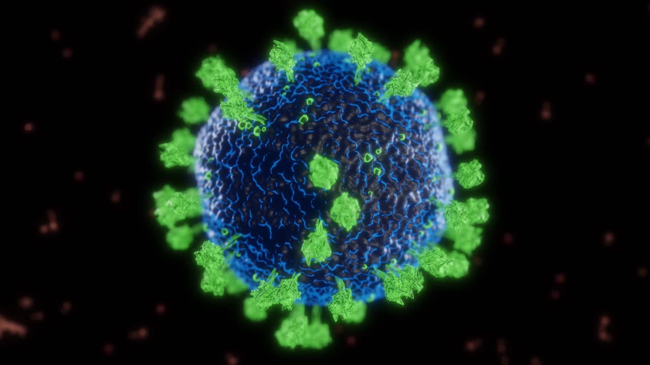 virus coronavirus microscópico covid 19 célula ncov infección corona macro