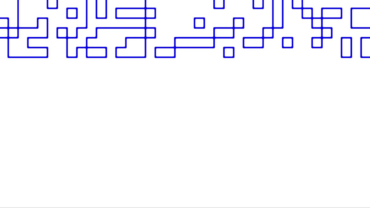 patrones de cuadrados azules en movimiento